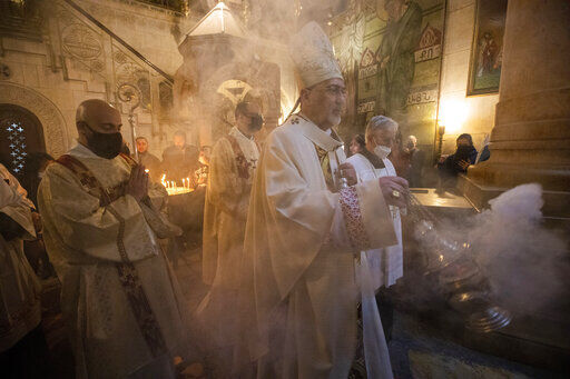 APTOPIX Israel Palestinians Holy Week